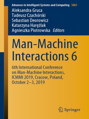 cover image of Man-Machine Interactions 6